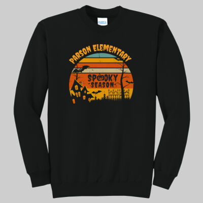 Adult Crewneck - Fall Holidays - Haunted House Thumbnail