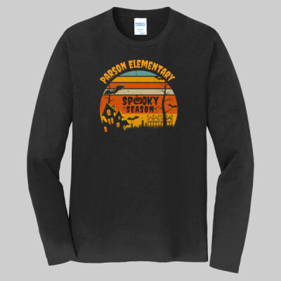 Adult Long Sleeve Shirt - Fall Holidays - Haunted House Thumbnail