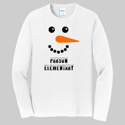 Adult Long Sleeve Shirt - Winter Holidays - Snowman Thumbnail