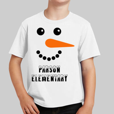 Youth T-Shirt - Winter Holidays - Snowman Thumbnail