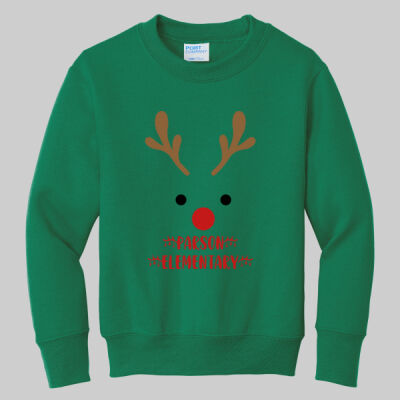 Youth Crewneck - Winter Holidays - Reindeer  Thumbnail