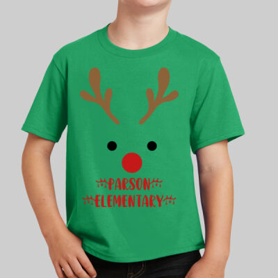 Youth T-Shirt - Winter Holidays - Reindeer  Thumbnail